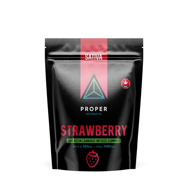 Strawberry Live Resin (1080mg THC) - Proper Extracts