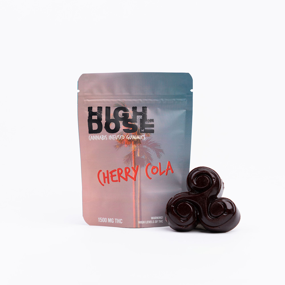 High Dose – Cherry Cola THC Gummies 500mg