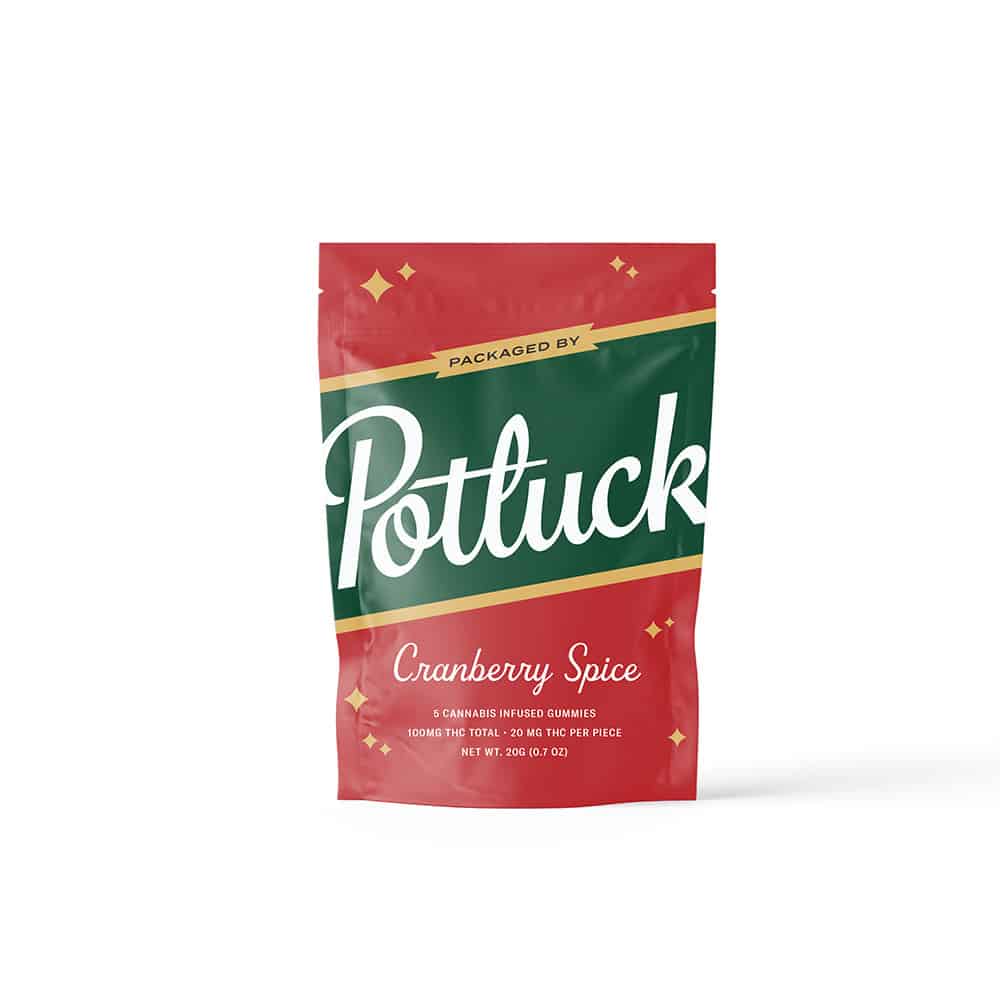 Potluck - Cranberry Spice THC 100mg