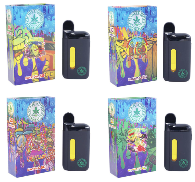 So High Extracts - Premium Distillate THC Disposable Vape Pens 5ML
