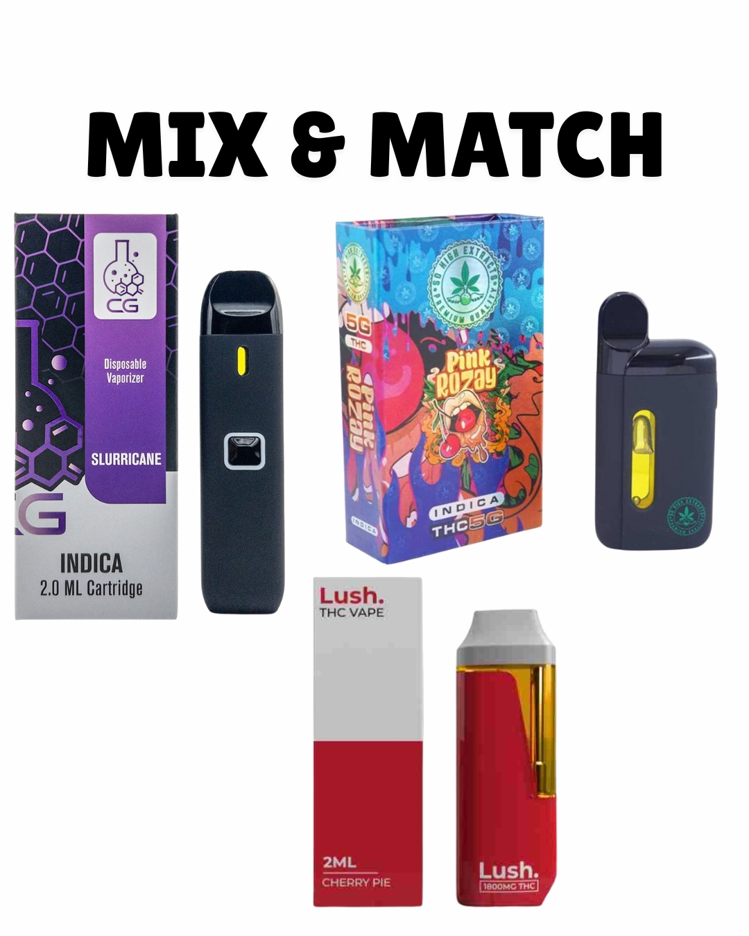 Mix & Match Assorted Vapes