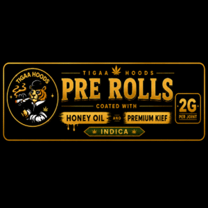 Tigaa Hoods Kief Pre-Rolls 2G